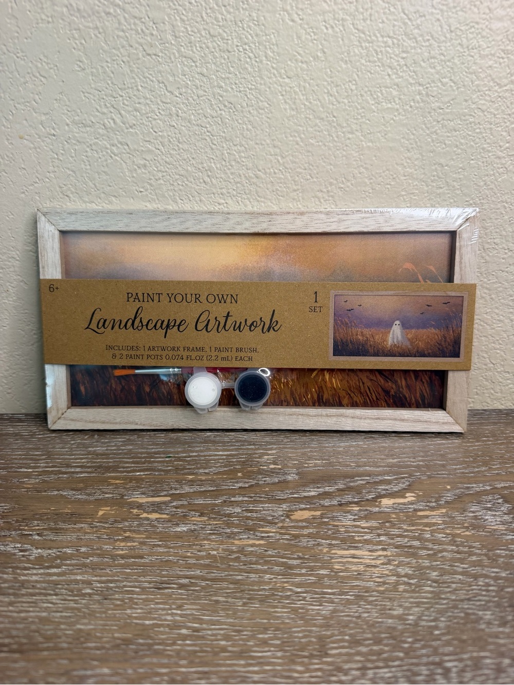 Target bullseye paint your own landscape artwork Halloween ghost